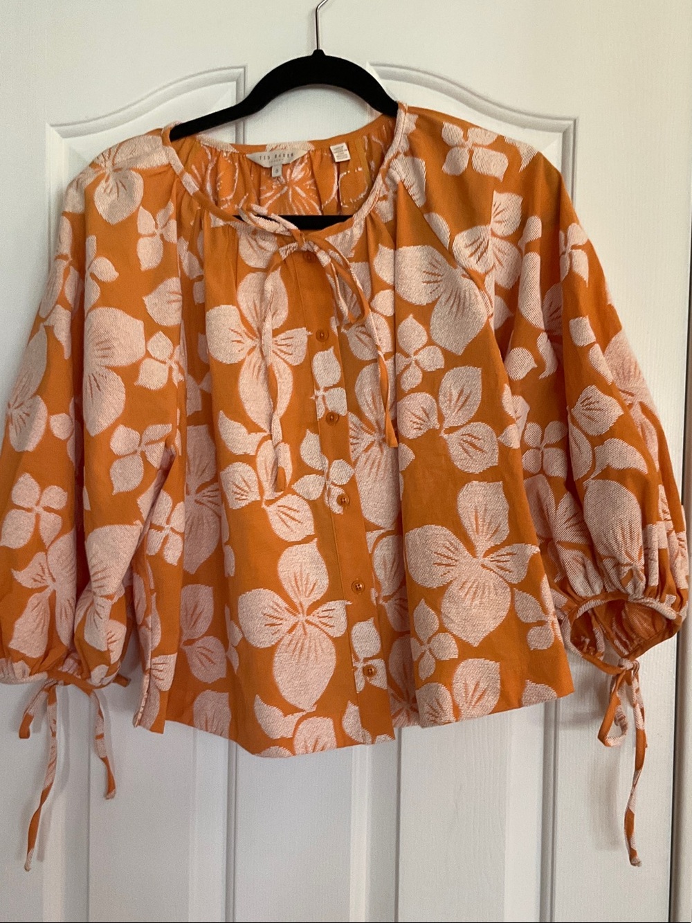 Ted Baker Madia floral blouse size 3
